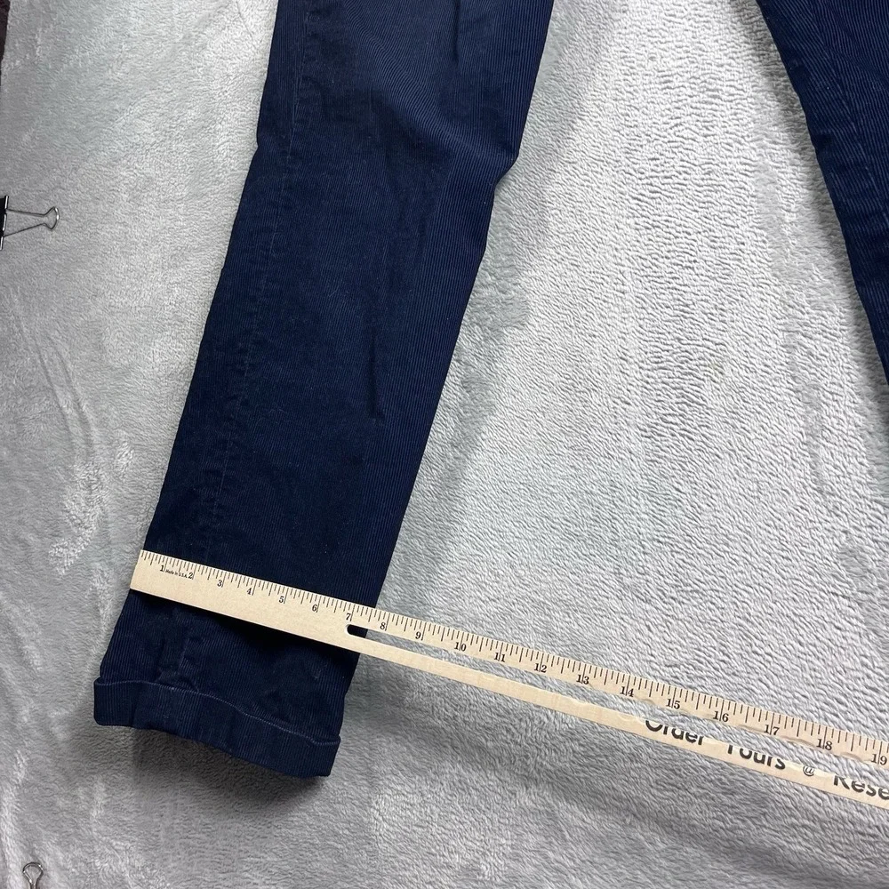 Brooks Brothers Clark Corduroy‎ Dress Pants Men's 36x30* Navy Cotton Pleated